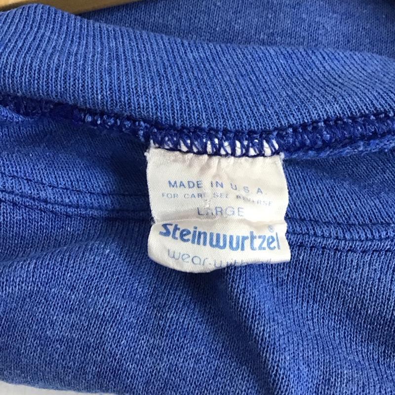 古着 USED トレーナー 長袖 長袖トレーナー スウェット クルーネック プルオーバー L ロゴ、文字 青 / ブルー / blue メンズ USED 古着 中古 10153529