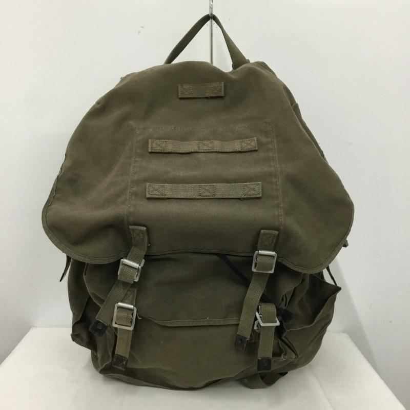 古着 USED リュックサック、デイパック リュックサック、デイバッグ ミリタリーバッグ 無地 マルチカラー / マルチカラー / multicolor メンズ USED 古着 中古 10153530