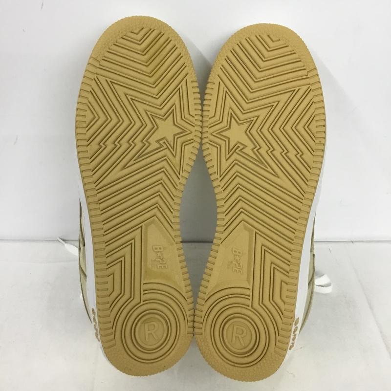 アベイシングエイプ A BATHING APE スニーカー スニーカー FS-001 BAPE STA 2009年 28cm 箱有 28.0cm ロゴ、文字 金 / ゴールド / gold color メンズ USED 古着 中古 10153533