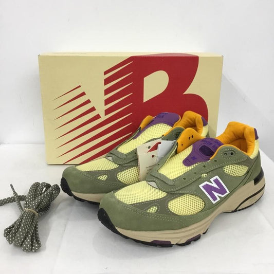 ニューバランス New Balance スニーカー スニーカー U990OL Made in USA 27cm 箱有 27.0cm ロゴ、文字 カーキ / カーキ / khaki メンズ USED 古着 中古 10153534