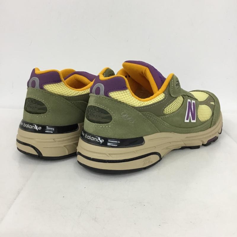 ニューバランス New Balance スニーカー スニーカー U990OL Made in USA 27cm 箱有 27.0cm ロゴ、文字 カーキ / カーキ / khaki メンズ USED 古着 中古 10153534
