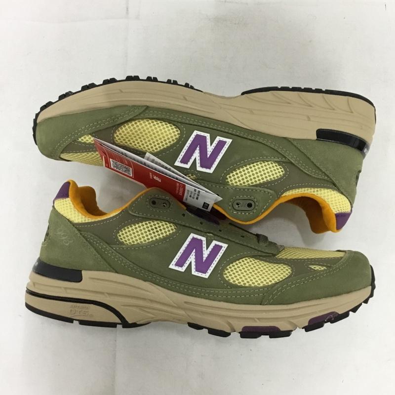 ニューバランス New Balance スニーカー スニーカー U990OL Made in USA 27cm 箱有 27.0cm ロゴ、文字 カーキ / カーキ / khaki メンズ USED 古着 中古 10153534