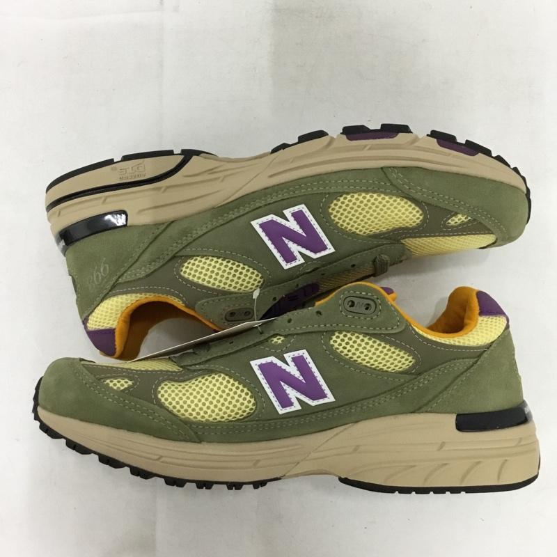 ニューバランス New Balance スニーカー スニーカー U990OL Made in USA 27cm 箱有 27.0cm ロゴ、文字 カーキ / カーキ / khaki メンズ USED 古着 中古 10153534