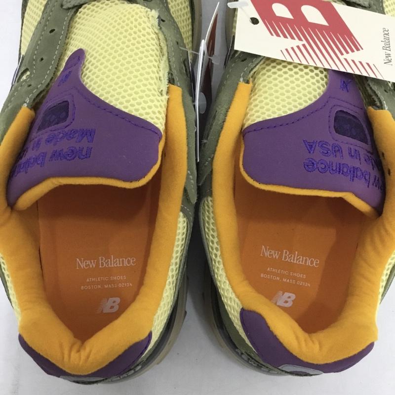 ニューバランス New Balance スニーカー スニーカー U990OL Made in USA 27cm 箱有 27.0cm ロゴ、文字 カーキ / カーキ / khaki メンズ USED 古着 中古 10153534