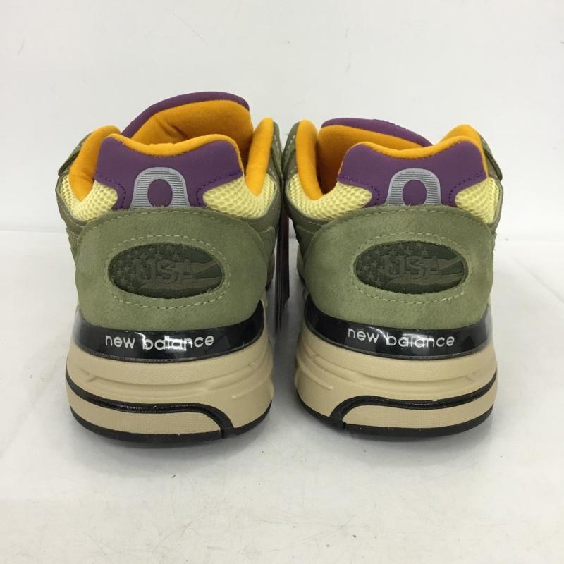 ニューバランス New Balance スニーカー スニーカー U990OL Made in USA 27cm 箱有 27.0cm ロゴ、文字 カーキ / カーキ / khaki メンズ USED 古着 中古 10153534