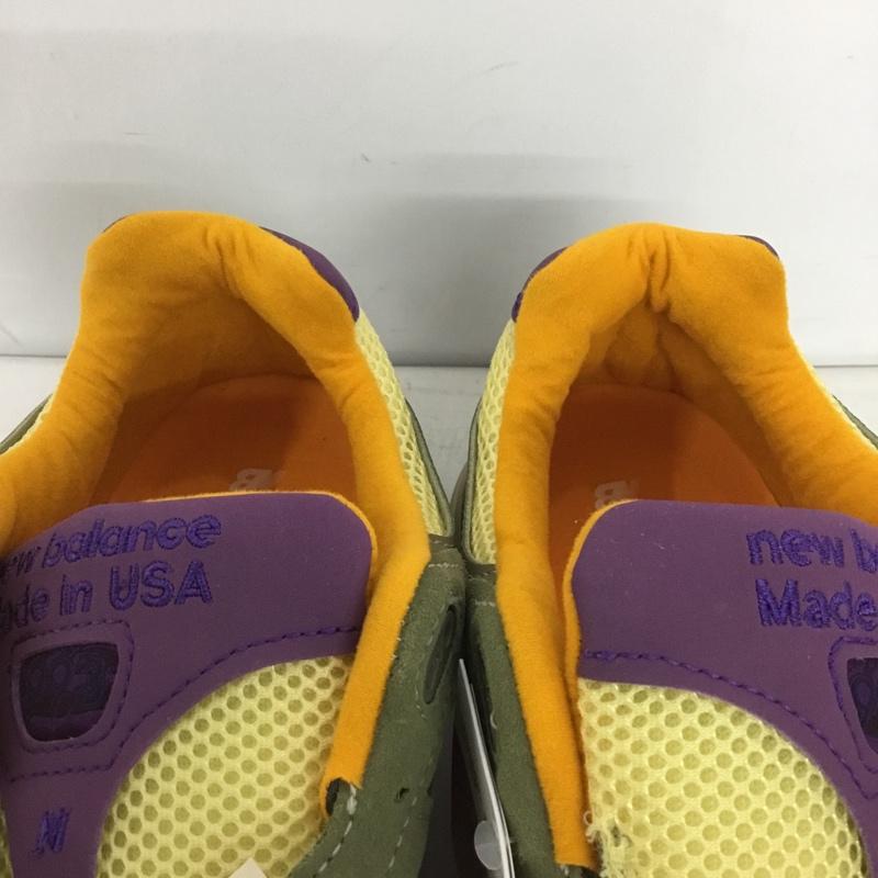 ニューバランス New Balance スニーカー スニーカー U990OL Made in USA 27cm 箱有 27.0cm ロゴ、文字 カーキ / カーキ / khaki メンズ USED 古着 中古 10153534