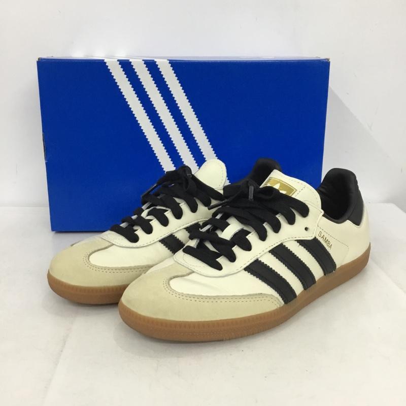 アディダス adidas スニーカー スニーカー ID0478 Samba OG 25.5cm 箱有 25.5cm ロゴ、文字 ベージュ / ベージュ / beige X 黒 / ブラック / black メンズ USED 古着 中古 10153536