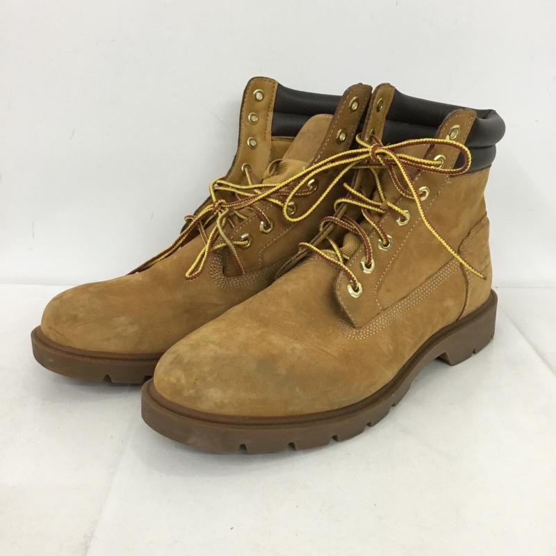 ティンバーランド Timberland ブーツ ショートブーツ A10DR レースアップ 27.5cm 27.5cm ワンポイント キャメル / キャメル / メンズ USED 古着 中古 10153537