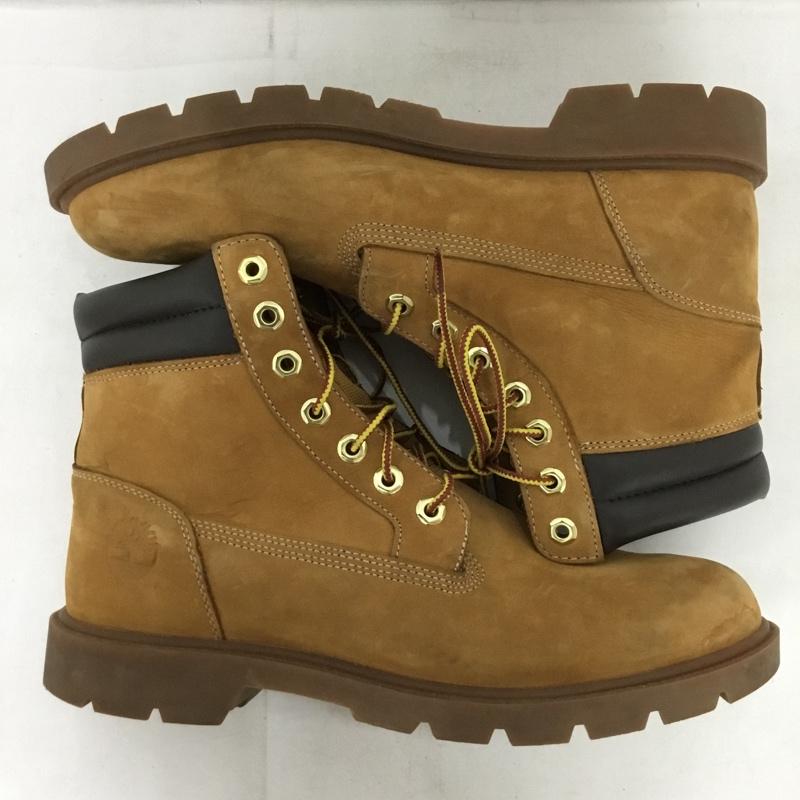 ティンバーランド Timberland ブーツ ショートブーツ A10DR レースアップ 27.5cm 27.5cm ワンポイント キャメル / キャメル / メンズ USED 古着 中古 10153537