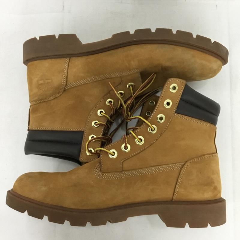 ティンバーランド Timberland ブーツ ショートブーツ A10DR レースアップ 27.5cm 27.5cm ワンポイント キャメル / キャメル / メンズ USED 古着 中古 10153537