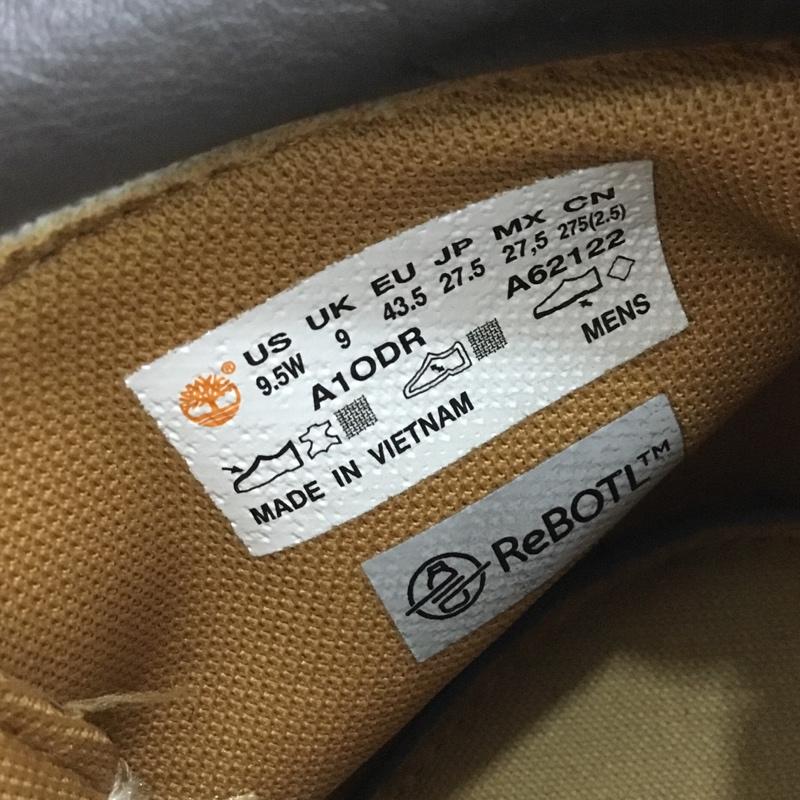 ティンバーランド Timberland ブーツ ショートブーツ A10DR レースアップ 27.5cm 27.5cm ワンポイント キャメル / キャメル / メンズ USED 古着 中古 10153537