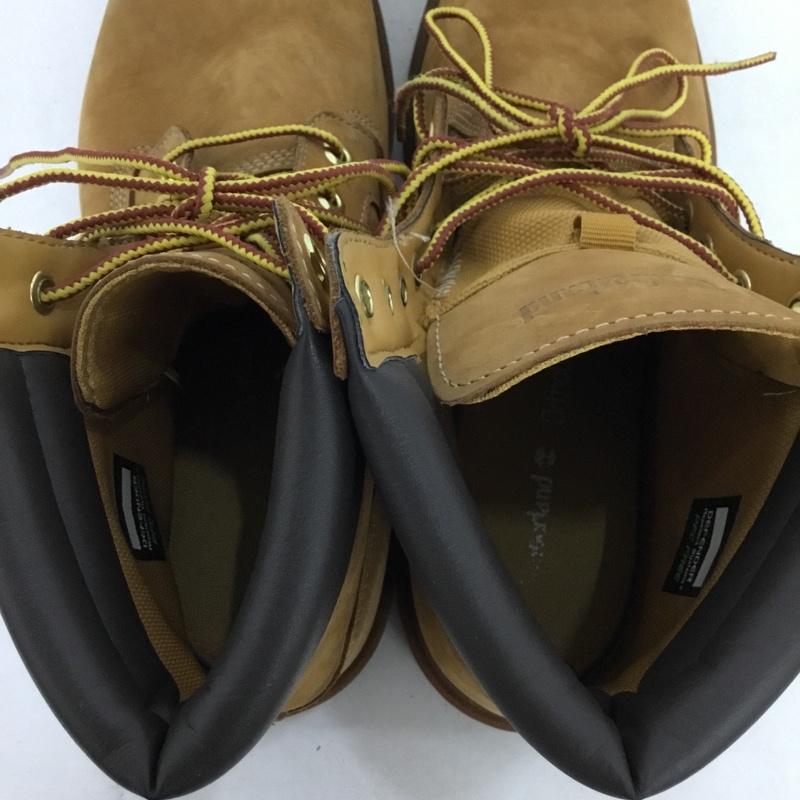 ティンバーランド Timberland ブーツ ショートブーツ A10DR レースアップ 27.5cm 27.5cm ワンポイント キャメル / キャメル / メンズ USED 古着 中古 10153537