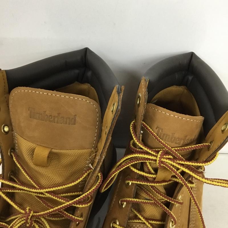 ティンバーランド Timberland ブーツ ショートブーツ A10DR レースアップ 27.5cm 27.5cm ワンポイント キャメル / キャメル / メンズ USED 古着 中古 10153537