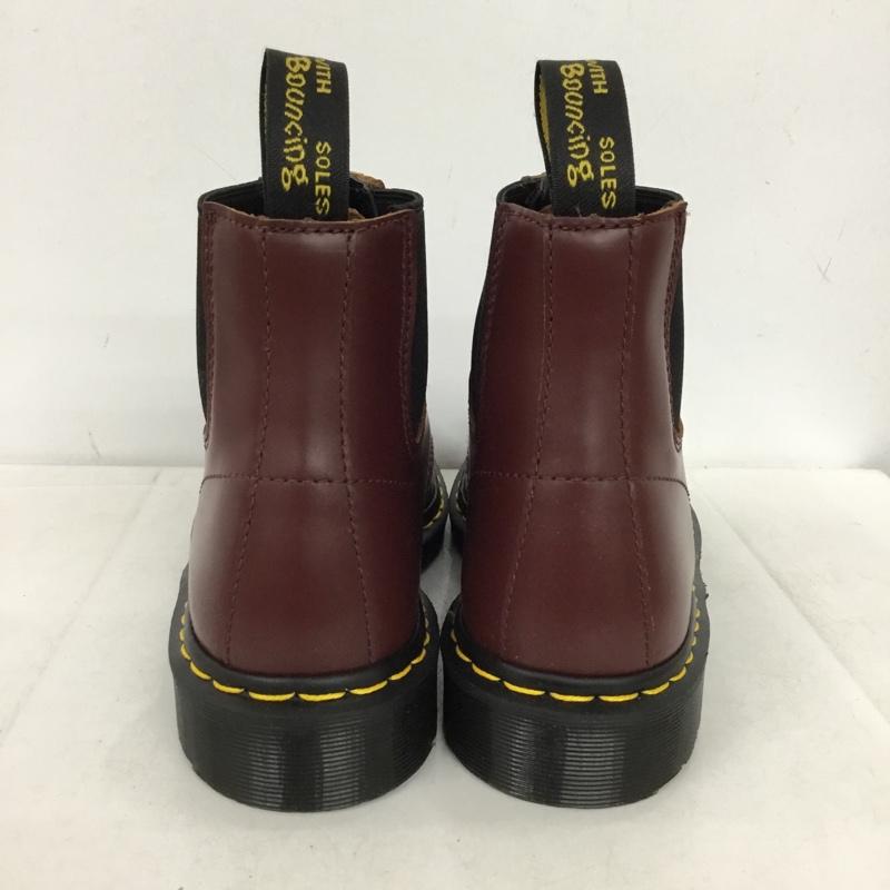 ドクターマーチン Dr.Martens ブーツ ショートブーツ 101GST フロントジップ サイドゴア フロントファスナー UK7 US：8 無地 茶 / ブラウン / brown メンズ USED 古着 中古 10153539