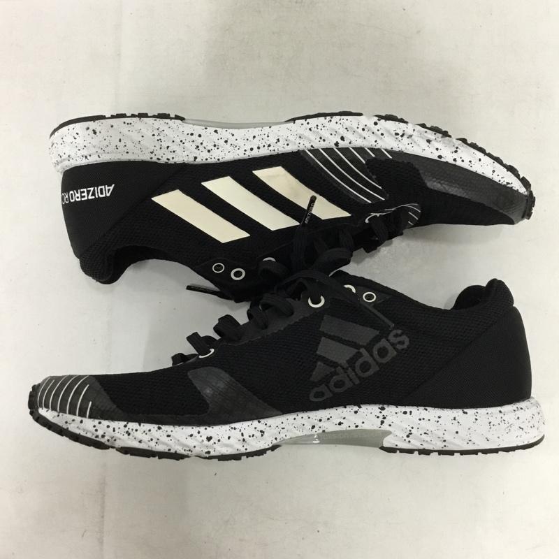 アディダス adidas スニーカー スニーカー B37391 adizero RC 25cm 25.0cm ロゴ、文字 黒 / ブラック / black X 白 / ホワイト / white レディース USED 古着 中古 10153541