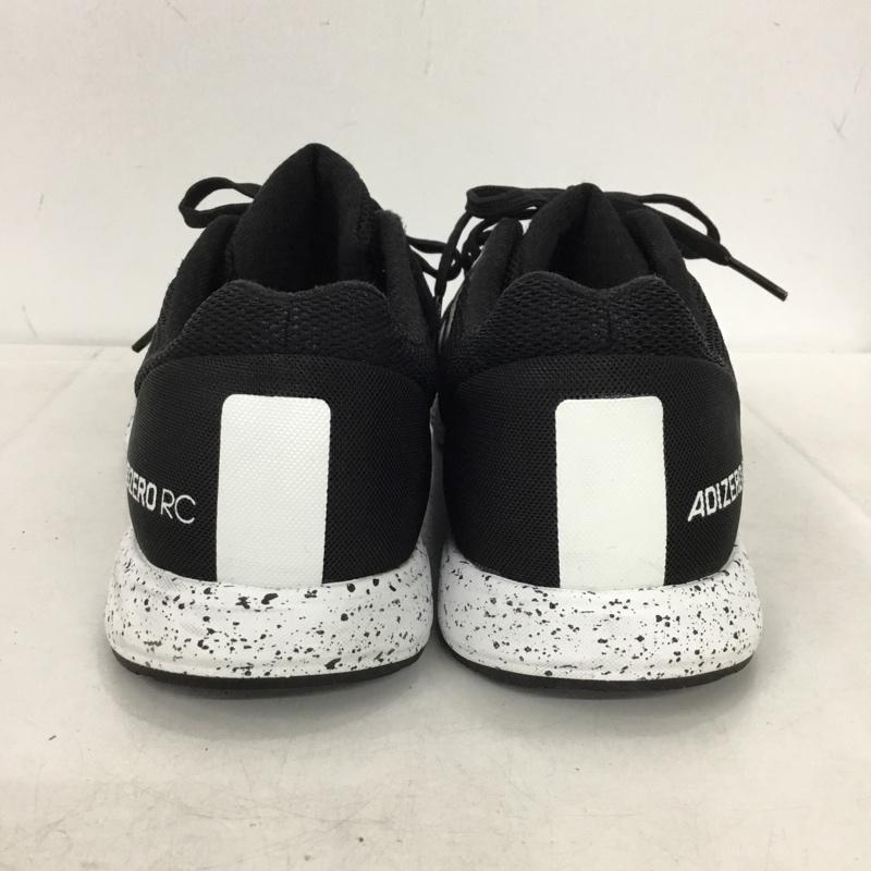 アディダス adidas スニーカー スニーカー B37391 adizero RC 25cm 25.0cm ロゴ、文字 黒 / ブラック / black X 白 / ホワイト / white レディース USED 古着 中古 10153541