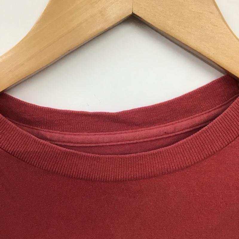 ナイキ NIKE Tシャツ 半袖 半袖カットソー プリントTシャツ クルーネックカットソー M ロゴ、文字 赤 / レッド / red メンズ USED 古着 中古 10153544