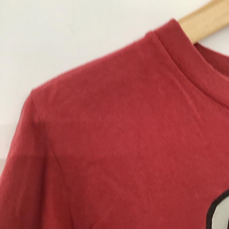 ナイキ NIKE Tシャツ 半袖 半袖カットソー プリントTシャツ クルーネックカットソー M ロゴ、文字 赤 / レッド / red メンズ USED 古着 中古 10153544