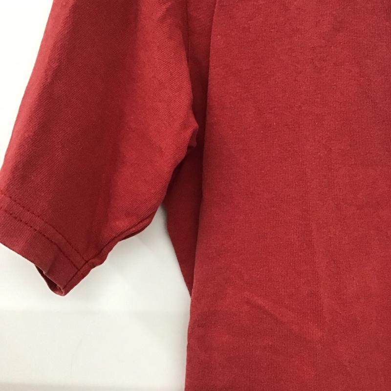 ナイキ NIKE Tシャツ 半袖 半袖カットソー プリントTシャツ クルーネックカットソー M ロゴ、文字 赤 / レッド / red メンズ USED 古着 中古 10153544