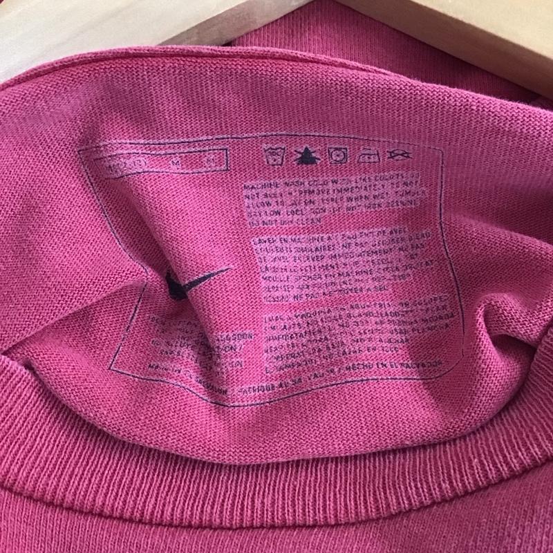 ナイキ NIKE Tシャツ 半袖 半袖カットソー プリントTシャツ クルーネックカットソー M ロゴ、文字 赤 / レッド / red メンズ USED 古着 中古 10153544