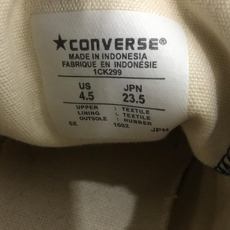 コンバース CONVERSE スニーカー スニーカー 1CK299 X-girl コラボ ALL STAR XG HI 23.5cm 23.5cm 総柄 紺 / ネイビー / navy レディース USED 古着 中古 10153545