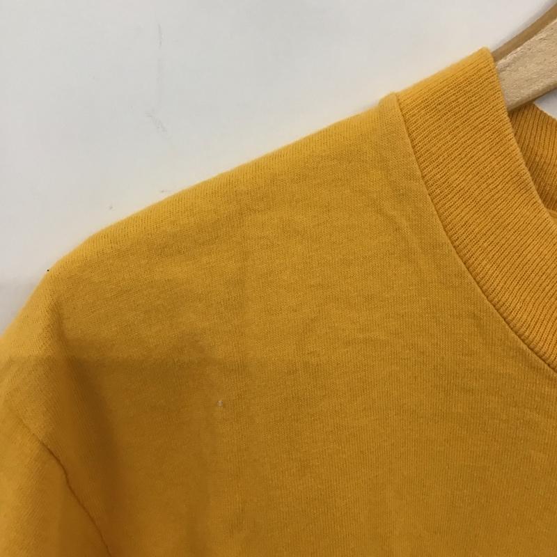 シェリーズ SHERRY S Tシャツ 半袖 半袖カットソー プリントTシャツ クルーネックカットソー M プリント 黄 / イエロー / yellow メンズ USED 古着 中古 10153547