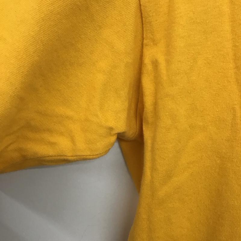 シェリーズ SHERRY S Tシャツ 半袖 半袖カットソー プリントTシャツ クルーネックカットソー M プリント 黄 / イエロー / yellow メンズ USED 古着 中古 10153547