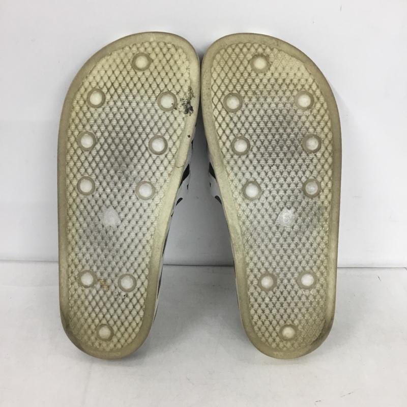 アディダス adidas サンダル サンダル GW7536 Adilette marimekko マリメッコ 24.5cm 24.5cm 総柄 白 / ホワイト / white X 黒 / ブラック / black レディース USED 古着 中古 10153548
