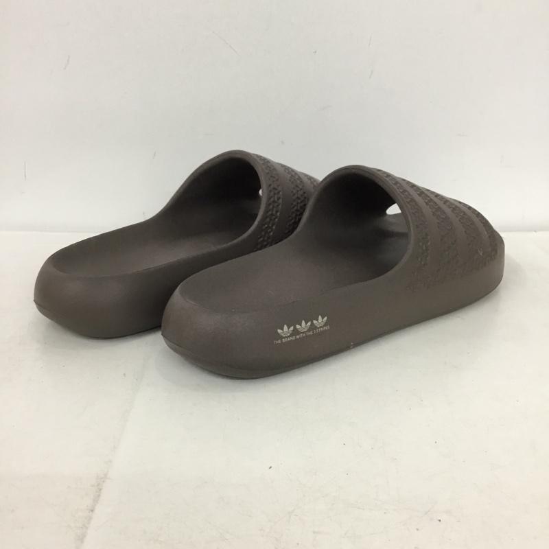 アディダス adidas サンダル サンダル UK7 シャワーサンダル ワンポイント 茶 / ブラウン / brown メンズ USED 古着 中古 10153549