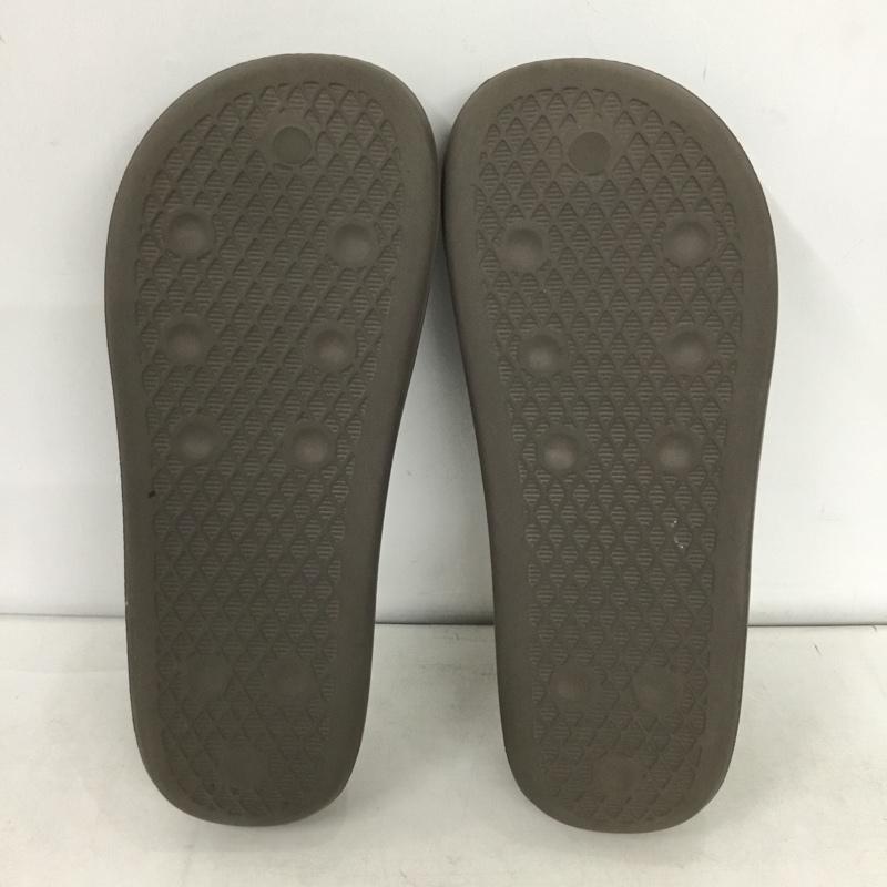 アディダス adidas サンダル サンダル UK7 シャワーサンダル ワンポイント 茶 / ブラウン / brown メンズ USED 古着 中古 10153549