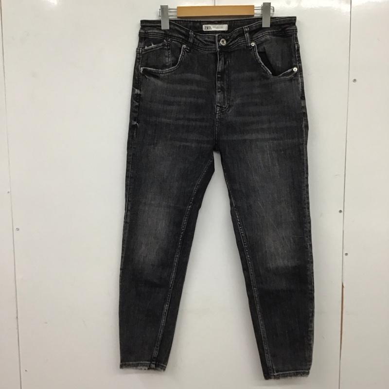 ザラ ZARA パンツ デニム、ジーンズ デニムパンツ スリムパンツ カジュアルパンツ ストレッチパンツ 42インチ 無地 ダークグレー / ダークグレー / メンズ USED 古着 中古 10153551