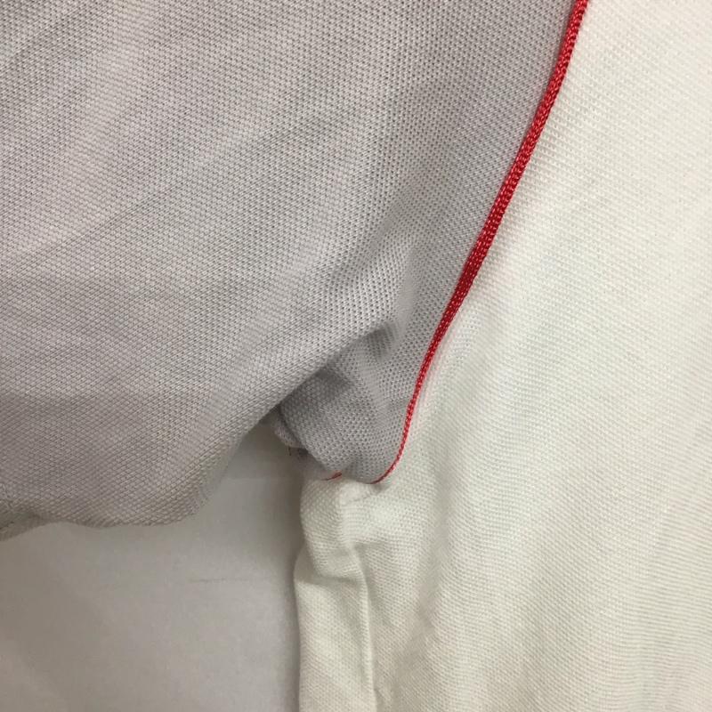 アディダス adidas Tシャツ 半袖 半袖カットソー プリントTシャツ クルーネックカットソー ロゴ、文字 白 / ホワイト / white X 灰 / グレー / gray メンズ USED 古着 中古 10153553