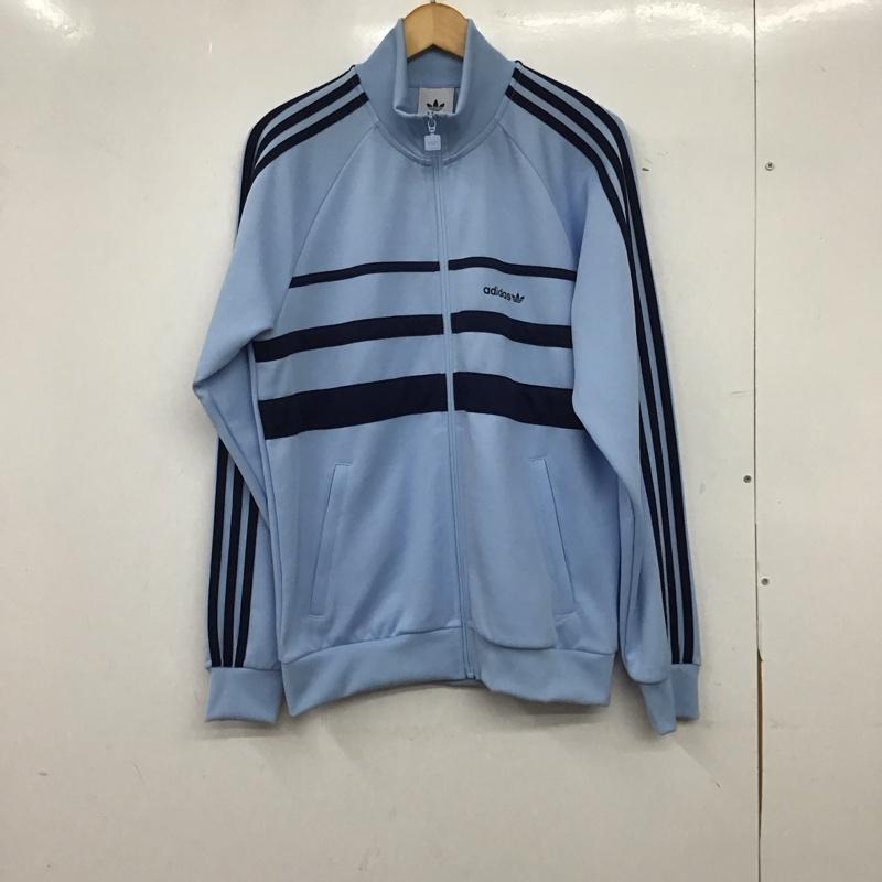 アディダス adidas ジャケット、上着 ジャンパー、ブルゾン jp1042 TheFirstトラックトップ ジャージ ロゴ、文字 インディゴ / インディゴ / Indigo メンズ USED 古着 中古 10153555