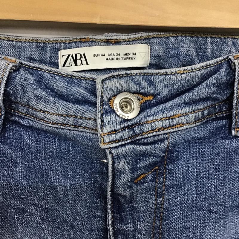 ザラ ZARA パンツ デニム、ジーンズ デニムパンツ スリムパンツ カジュアルパンツ ストレッチパンツ 44インチ 無地 インディゴ / インディゴ / Indigo メンズ USED 古着 中古 10153556