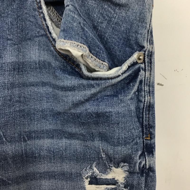 ザラ ZARA パンツ デニム、ジーンズ デニムパンツ スリムパンツ カジュアルパンツ ストレッチパンツ 44インチ 無地 インディゴ / インディゴ / Indigo メンズ USED 古着 中古 10153556