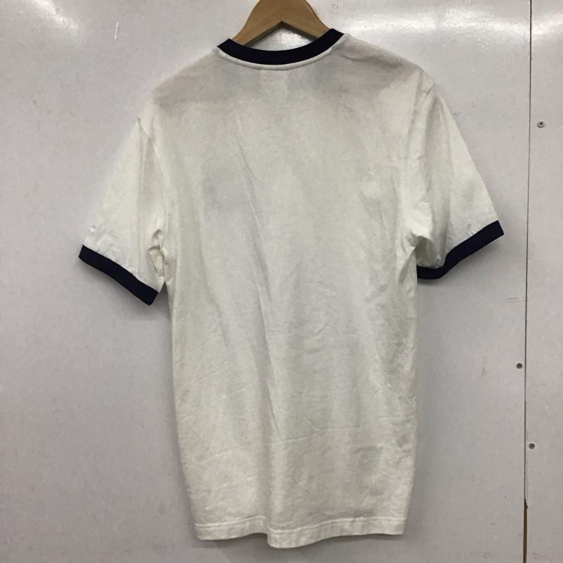 アディダス adidas Tシャツ 半袖 半袖カットソー プリントTシャツ クルーネックカットソー ロゴ、文字 白 / ホワイト / white メンズ USED 古着 中古 10153557