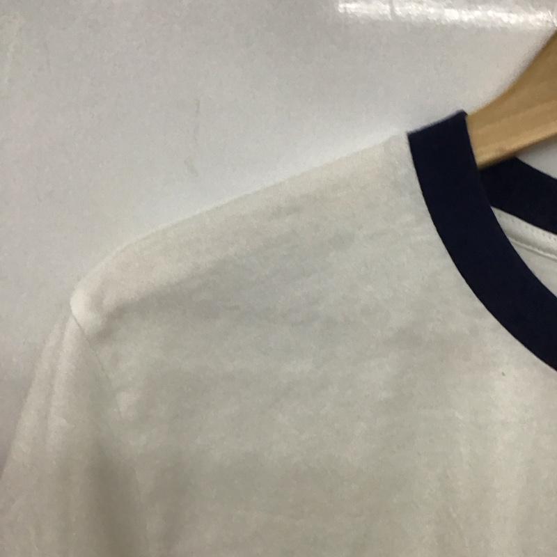 アディダス adidas Tシャツ 半袖 半袖カットソー プリントTシャツ クルーネックカットソー ロゴ、文字 白 / ホワイト / white メンズ USED 古着 中古 10153557