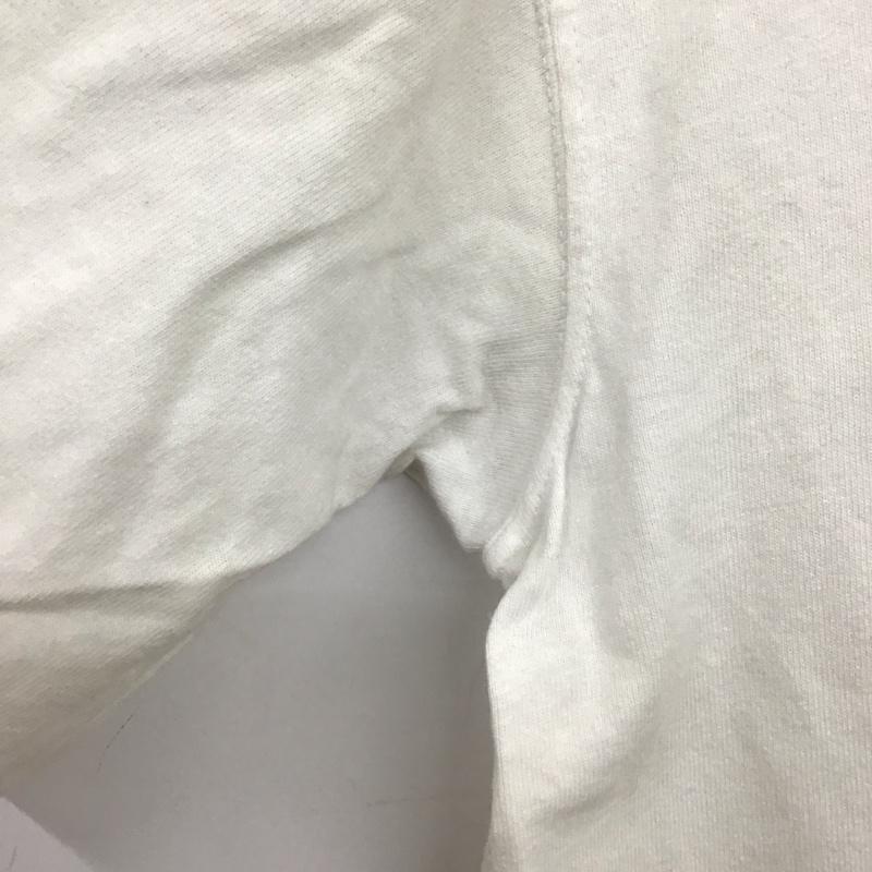 ミリタリー ミリタリー Tシャツ 半袖 半袖カットソー プリントTシャツ クルーネックカットソー L プリント 白 / ホワイト / white メンズ USED 古着 中古 10153562
