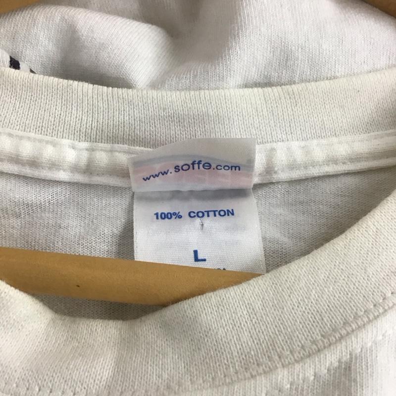 ミリタリー ミリタリー Tシャツ 半袖 半袖カットソー プリントTシャツ クルーネックカットソー L プリント 白 / ホワイト / white メンズ USED 古着 中古 10153562