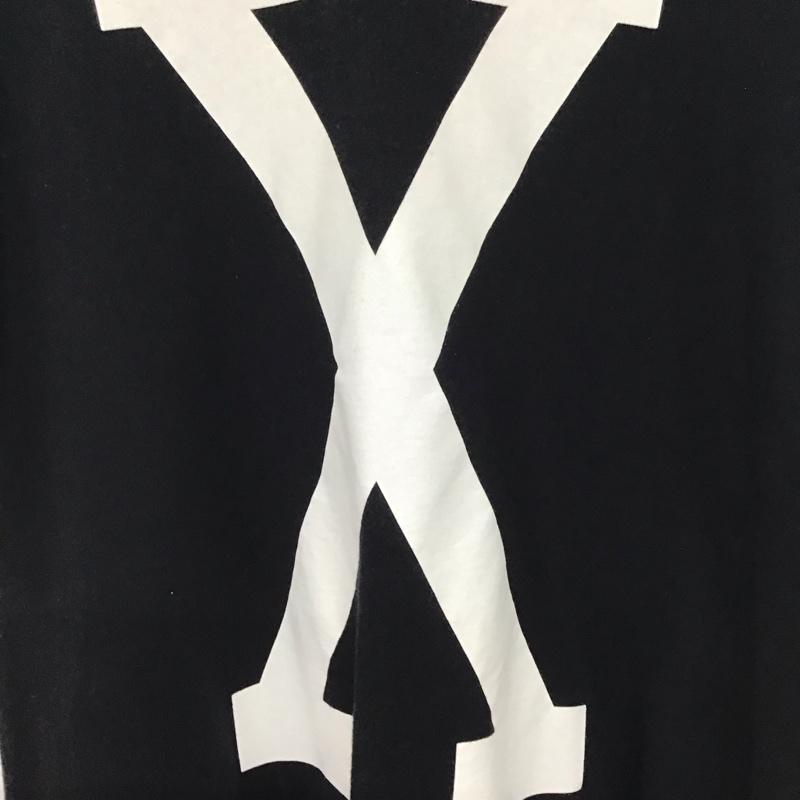エクストララージ XLARGE Tシャツ 半袖 半袖カットソー プリントTシャツ クルーネックカットソー L ロゴ、文字 黒 / ブラック / black メンズ USED 古着 中古 10153563