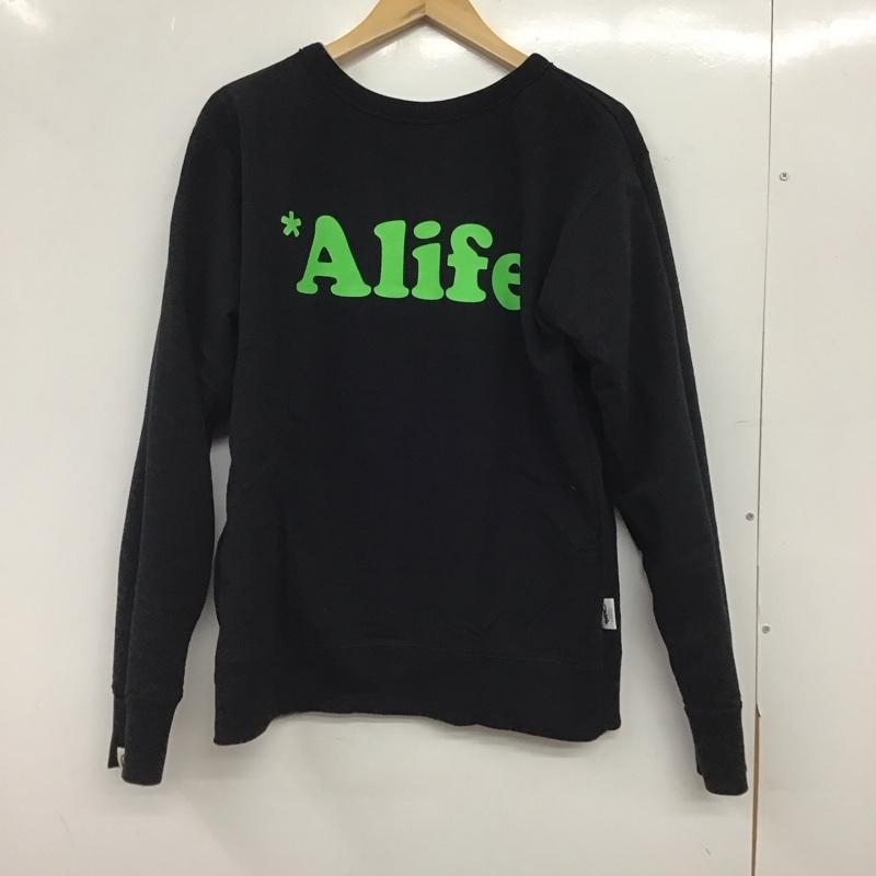 アベイシングエイプ A BATHING APE トレーナー 長袖 長袖トレーナー スウェット クルーネック プルオーバー M プリント 灰 / グレー / gray メンズ USED 古着 中古 10153564