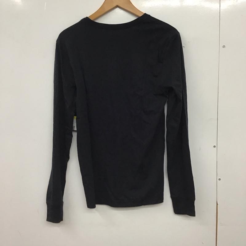 ナイキ NIKE カットソー 長袖 aa3304-010 プリントTシャツ 長袖カットソー S ロゴ、文字 黒 / ブラック / black メンズ USED 古着 中古 10153567