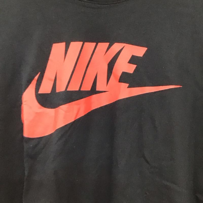 ナイキ NIKE カットソー 長袖 aa3304-010 プリントTシャツ 長袖カットソー S ロゴ、文字 黒 / ブラック / black メンズ USED 古着 中古 10153567
