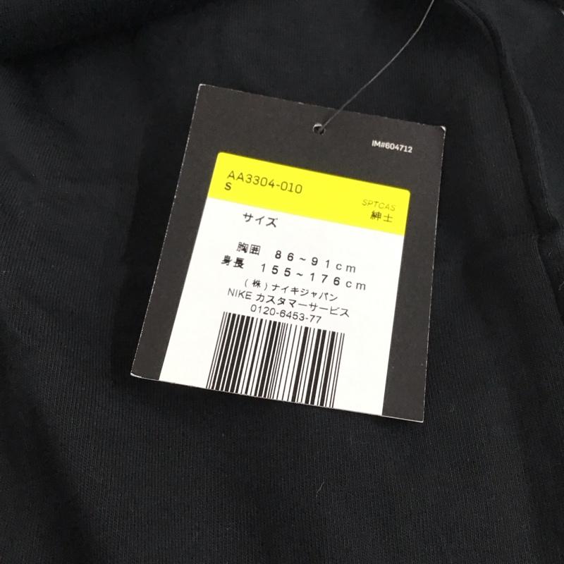 ナイキ NIKE カットソー 長袖 aa3304-010 プリントTシャツ 長袖カットソー S ロゴ、文字 黒 / ブラック / black メンズ USED 古着 中古 10153567