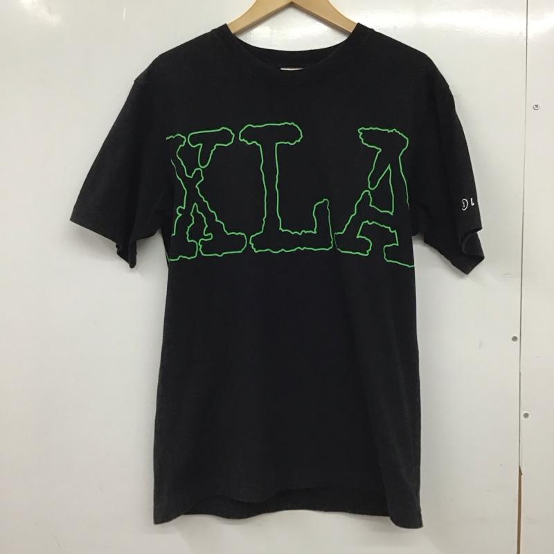 エクストララージ XLARGE Tシャツ 半袖 半袖カットソー プリントTシャツ クルーネックカットソー M ロゴ、文字 黒 / ブラック / black メンズ USED 古着 中古 10153569