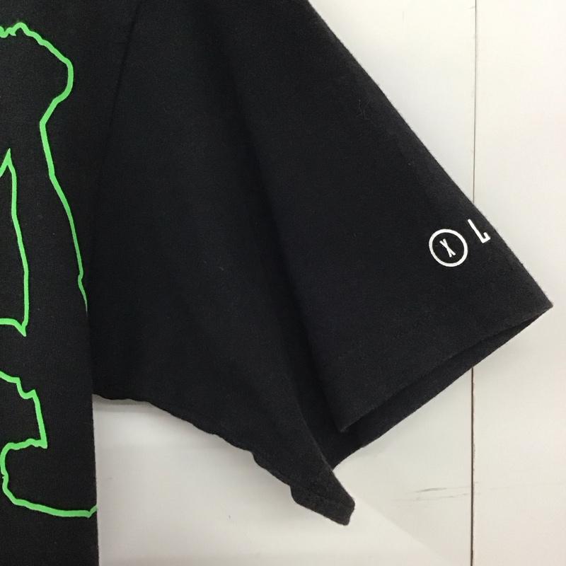 エクストララージ XLARGE Tシャツ 半袖 半袖カットソー プリントTシャツ クルーネックカットソー M ロゴ、文字 黒 / ブラック / black メンズ USED 古着 中古 10153569