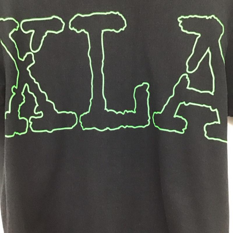 エクストララージ XLARGE Tシャツ 半袖 半袖カットソー プリントTシャツ クルーネックカットソー M ロゴ、文字 黒 / ブラック / black メンズ USED 古着 中古 10153569
