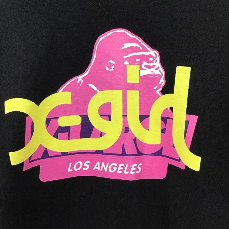 エクストララージ XLARGE Tシャツ 半袖 半袖カットソー プリントTシャツ クルーネックカットソー エックスガール M ロゴ、文字 黒 / ブラック / black メンズ USED 古着 中古 10153570