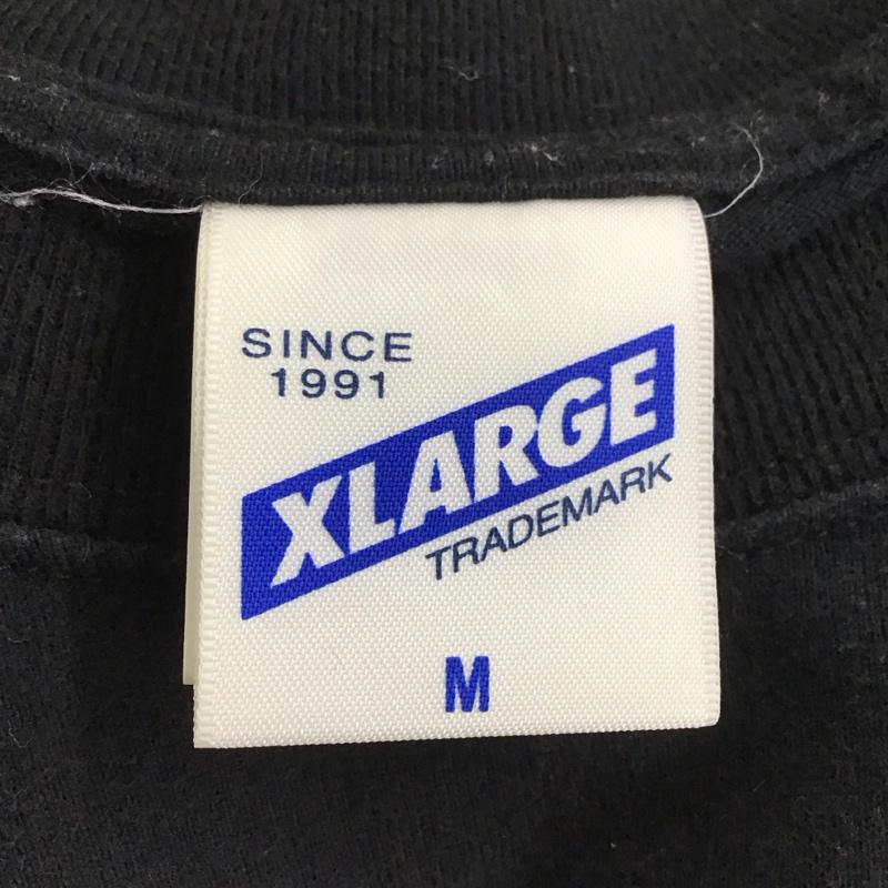 エクストララージ XLARGE Tシャツ 半袖 半袖カットソー プリントTシャツ クルーネックカットソー エックスガール M ロゴ、文字 黒 / ブラック / black メンズ USED 古着 中古 10153570
