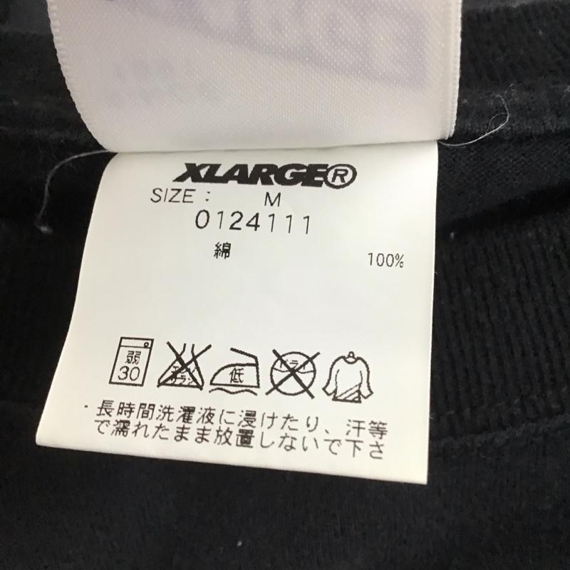 エクストララージ XLARGE Tシャツ 半袖 半袖カットソー プリントTシャツ クルーネックカットソー エックスガール M ロゴ、文字 黒 / ブラック / black メンズ USED 古着 中古 10153570